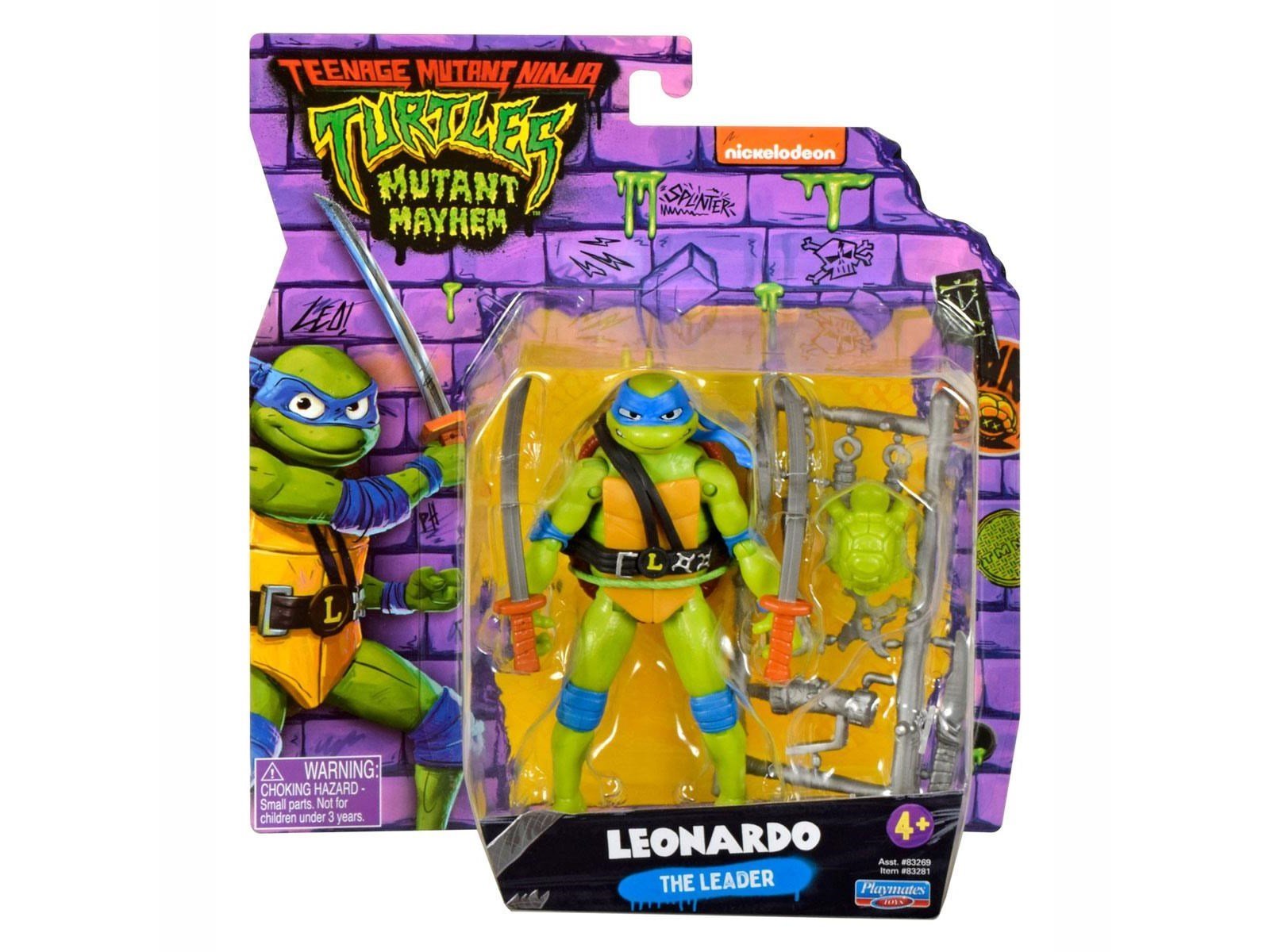 Boti - Teenage Mutant Ninja Turtles Playing Figure - Leonardo the Leader Boti - Teenage Mutant Ninja Turtles Playing Figure - Leonardo the Leader